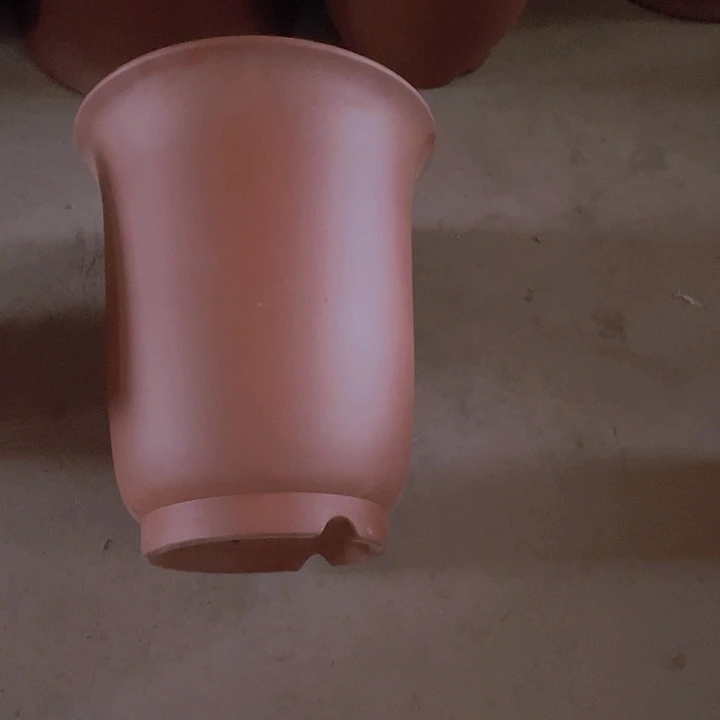 紫砂花盆口径25高度28微瑕