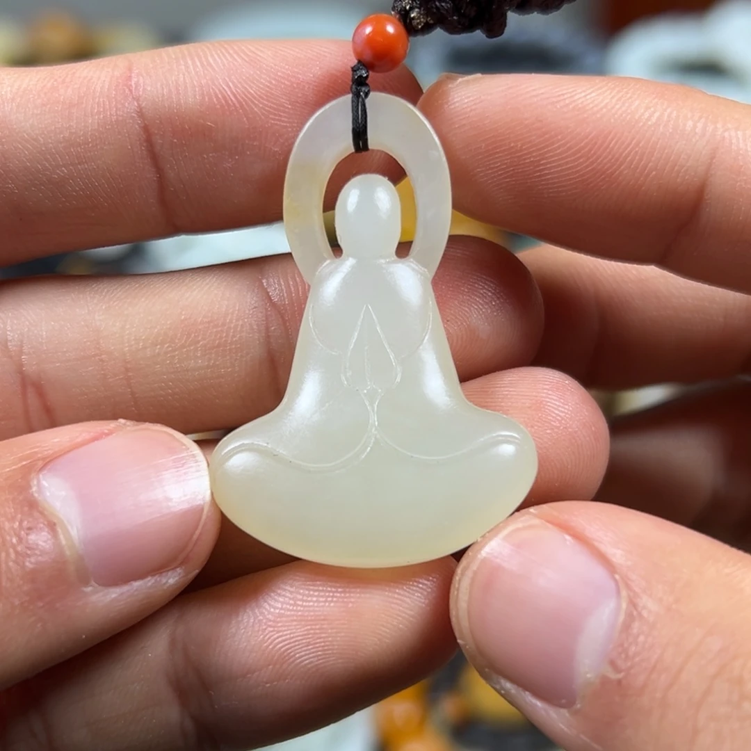 和田玉未镶嵌吊坠(不含链)