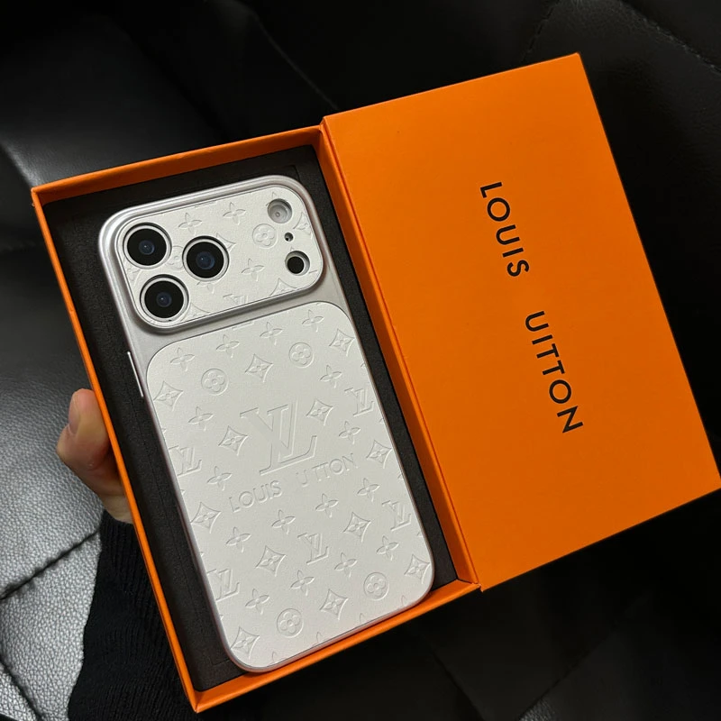 白色老花适用苹果17promax手机壳高级16pro大视窗15/14防摔13PM白