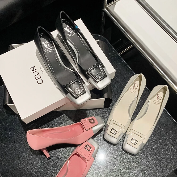 DJ时尚单鞋-A2681粉色