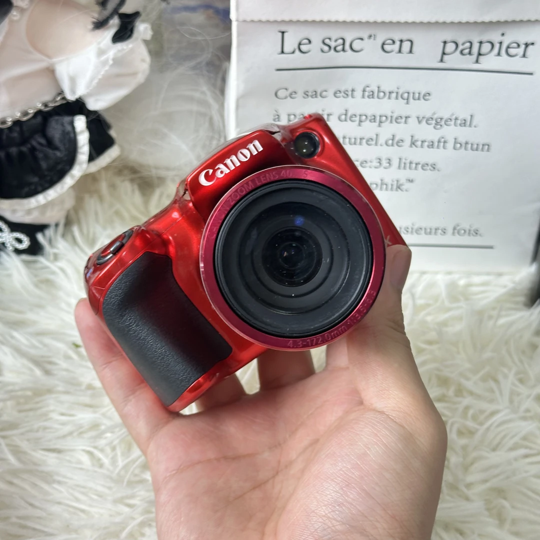 9新 Canon/佳能 佳能sx410红色小长焦30倍光学变焦带配件