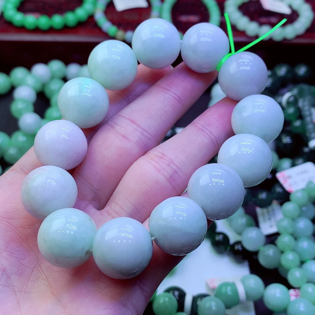 翡翠未镶嵌毛衣链