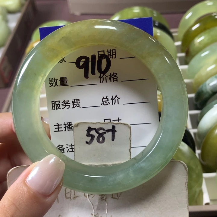 未镶嵌蛇纹石玉手镯910