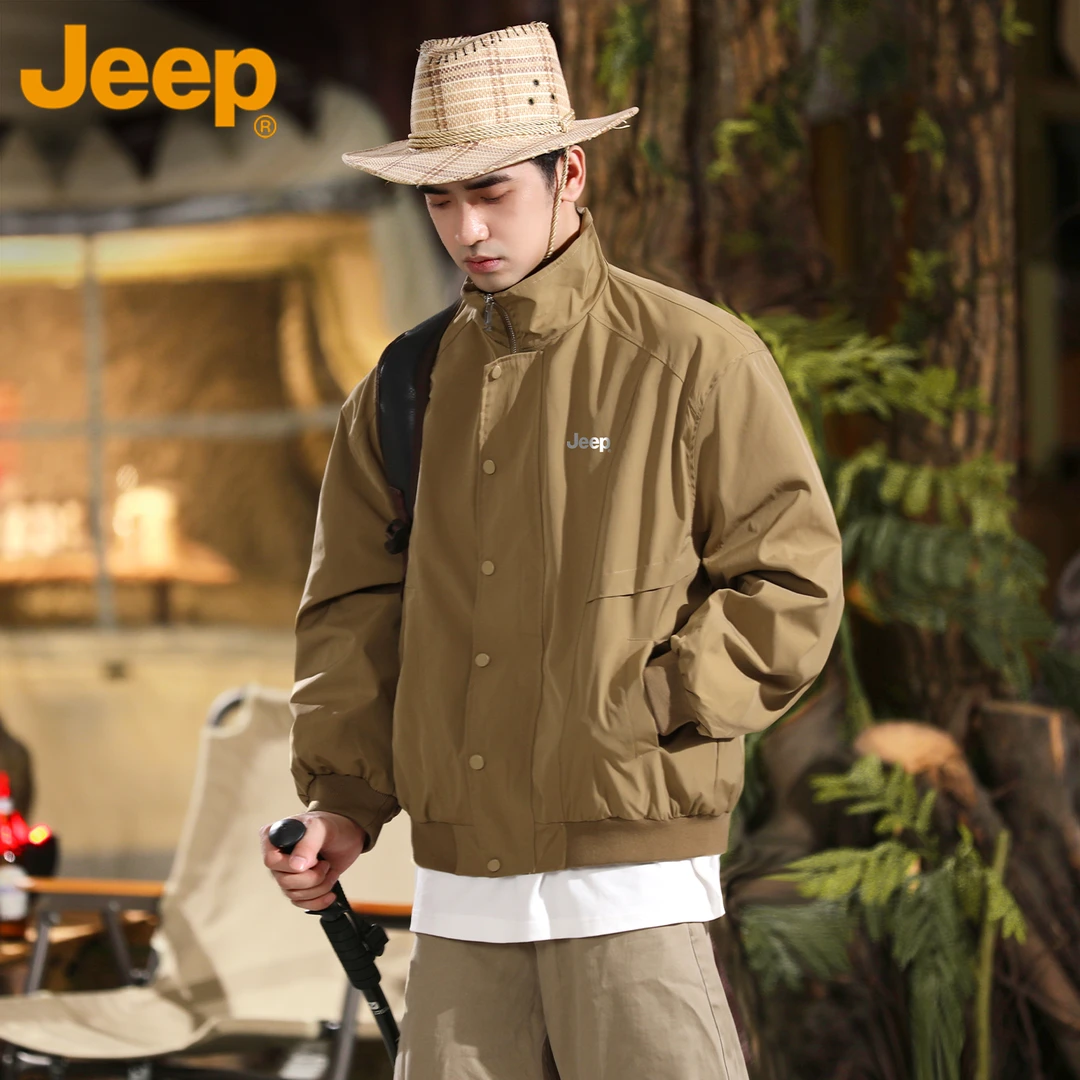 JEEP/吉普工装飞行夹克男美式vintage春秋季2025新款爆款潮牌外套