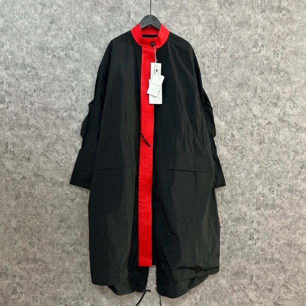 未使用 FERRAGAMO/菲拉格慕 菲拉格慕黑色中长在售款风衣外套