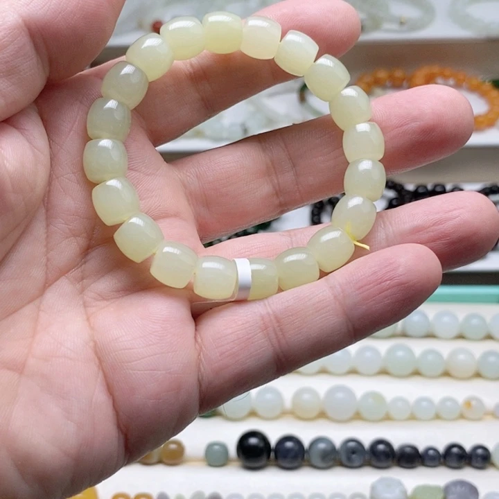 和田玉未镶嵌手链