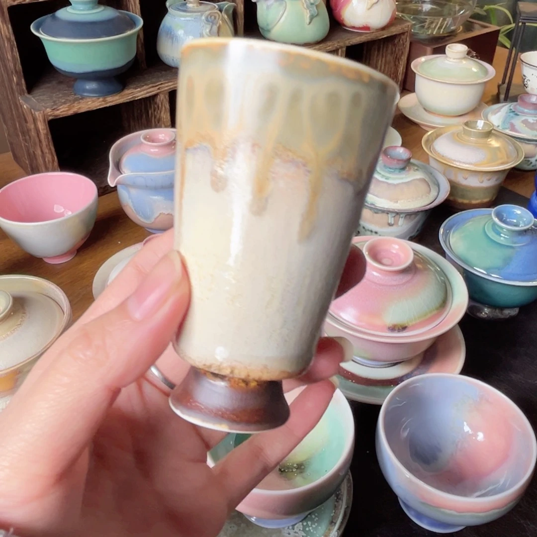 杯青現纯手工柴烧茶器