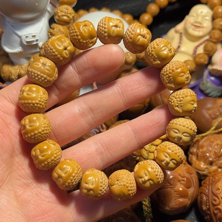 橄榄核手串/手链猴头1.45宝宝佛