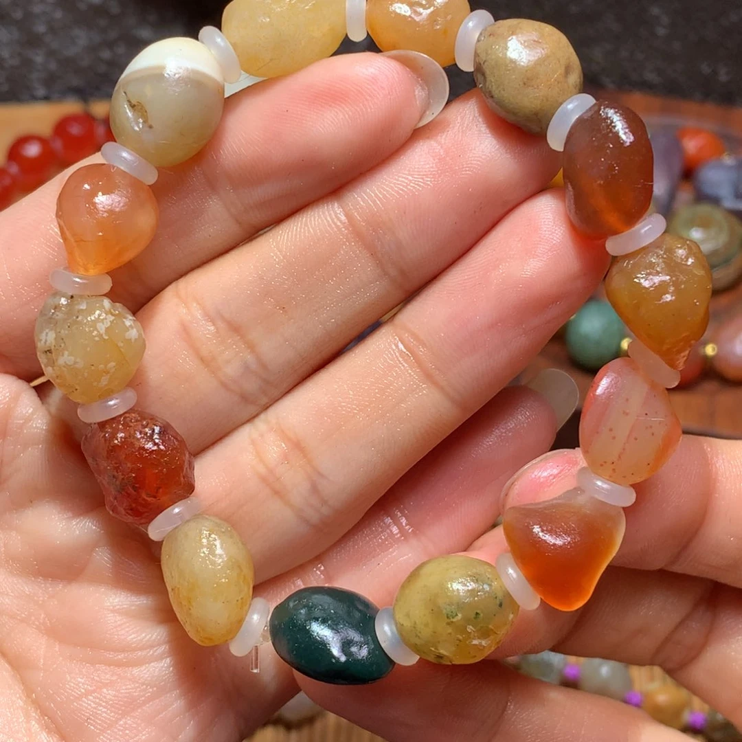 未镶嵌玛瑙/玉髓珠宝半成品