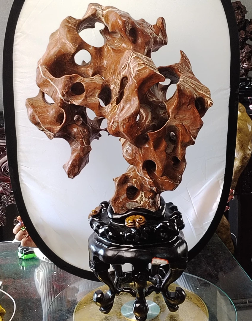 精品新中式创意太湖石摆件（直播间截图发货）