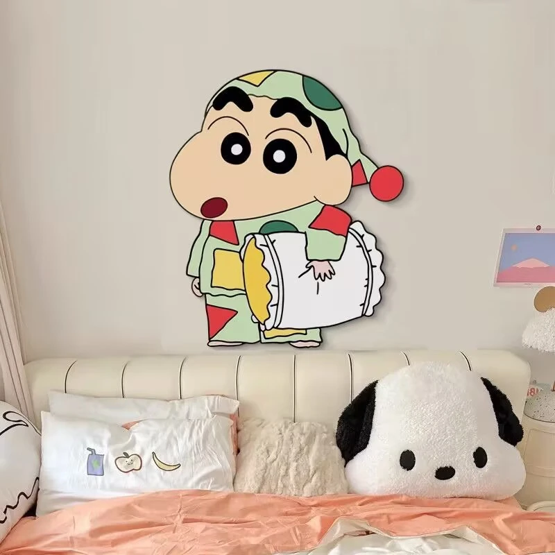 卡通动漫客厅壁画蜡笔小新儿童房装饰画背景墙卧室床头挂画DK03