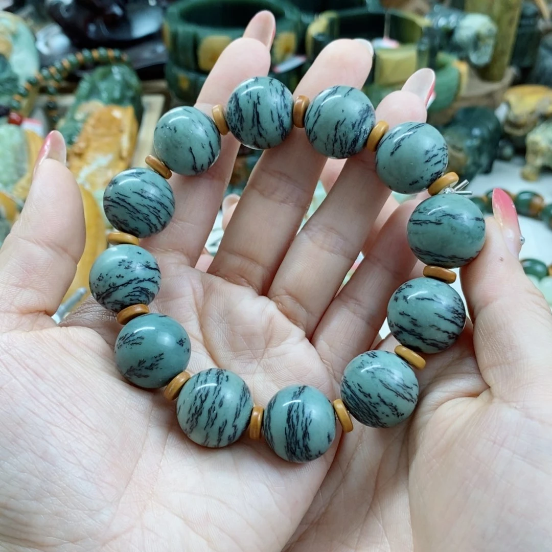 透闪石质玉手链未镶嵌