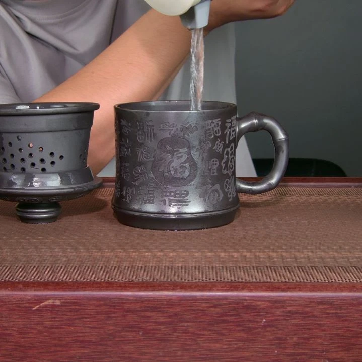 茶杯紫砂高货放漏