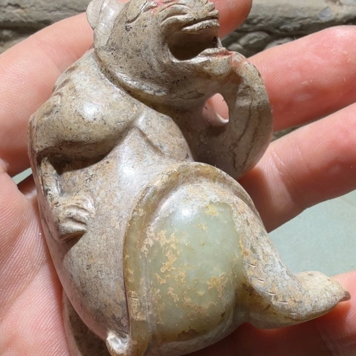 我***情未镶嵌和田玉（糖玉）挂件