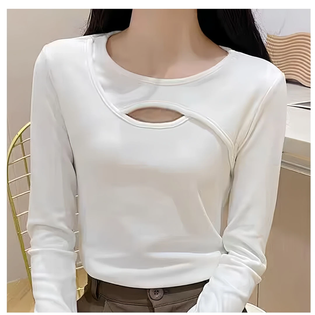 胖MM孤 69冬季德绒保暖新款大码百搭显瘦洋气遮肉长袖