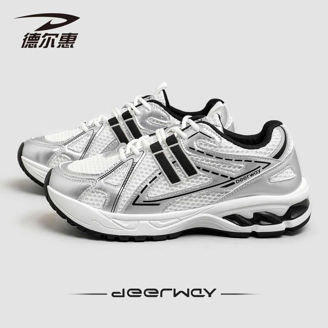 德尔惠正品女鞋秋季夏季新款厚底老爹鞋增高百搭运动网面透气潮鞋