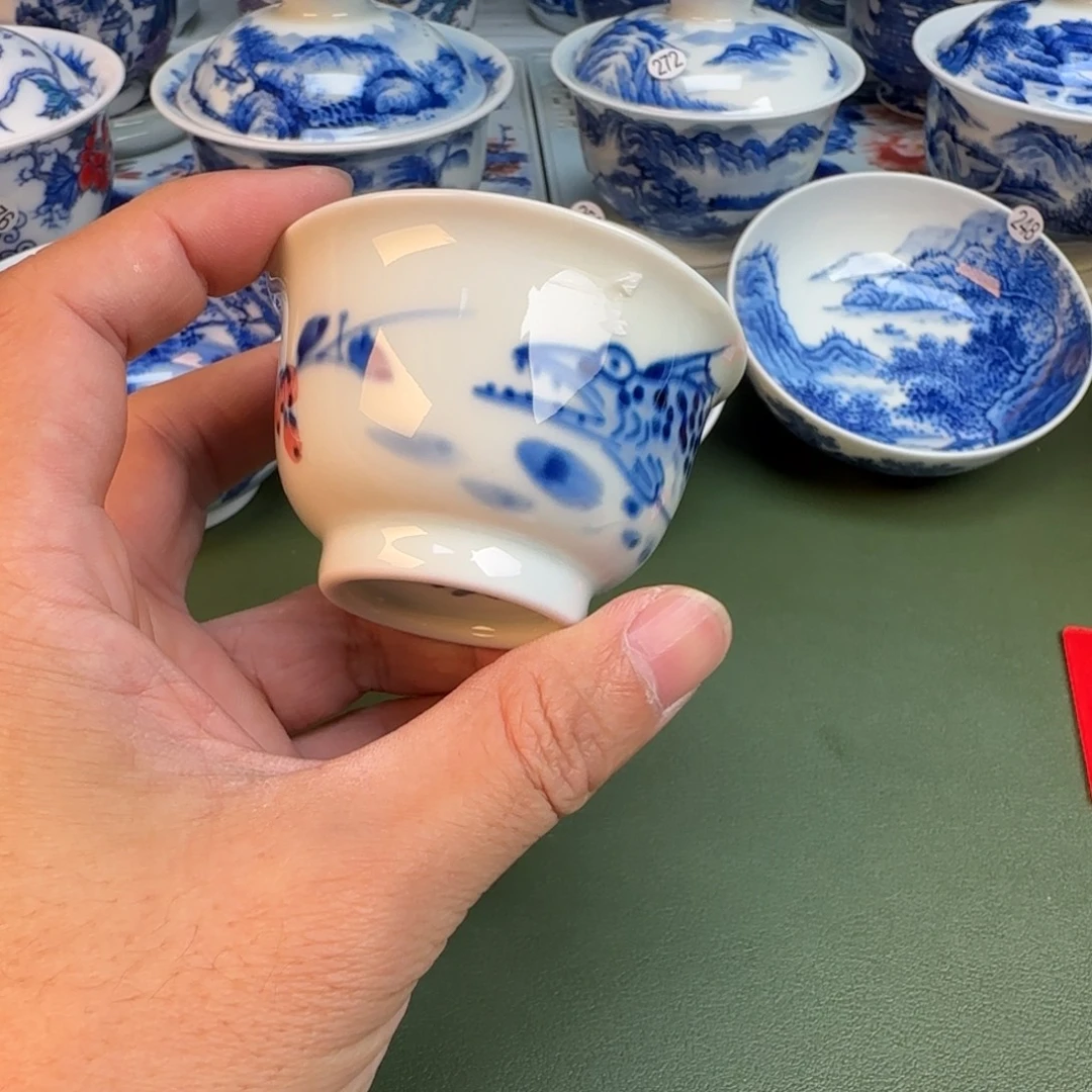 陶纯手工纯手绘茶具277