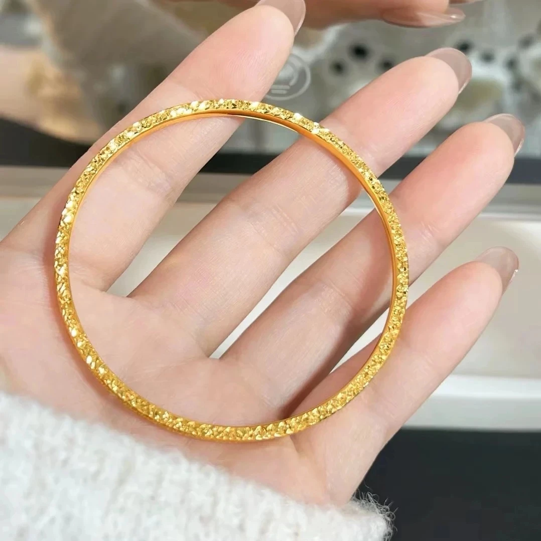 铜合金手镯 新款极光闪亮碎冰冰手镯精致高级感小众轻奢1041