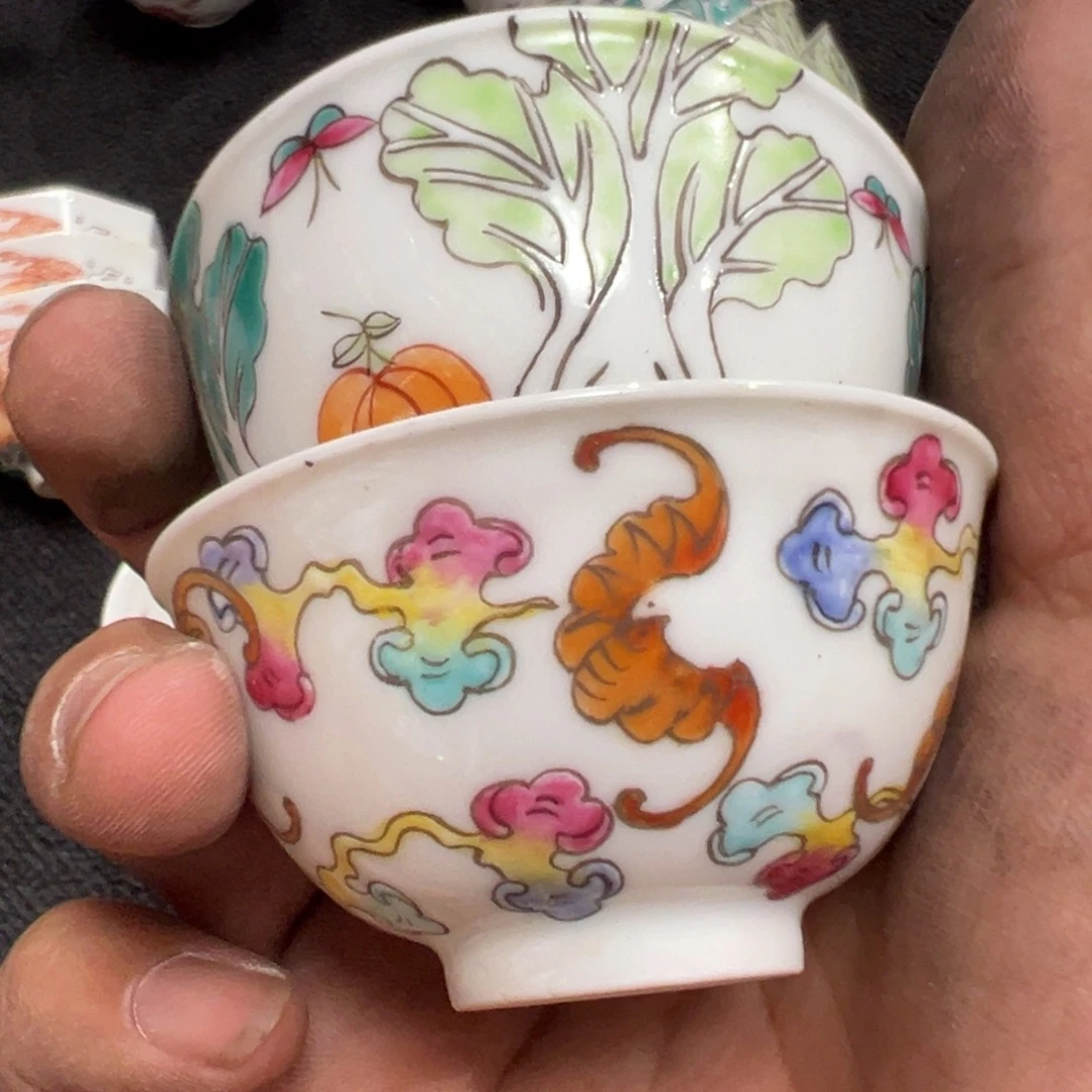 熊****瓷片瓷器摆件、茶室雅器