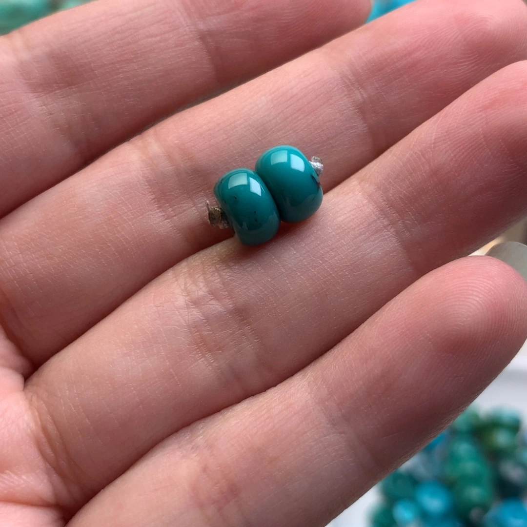 绿松石珠宝半成品未镶嵌