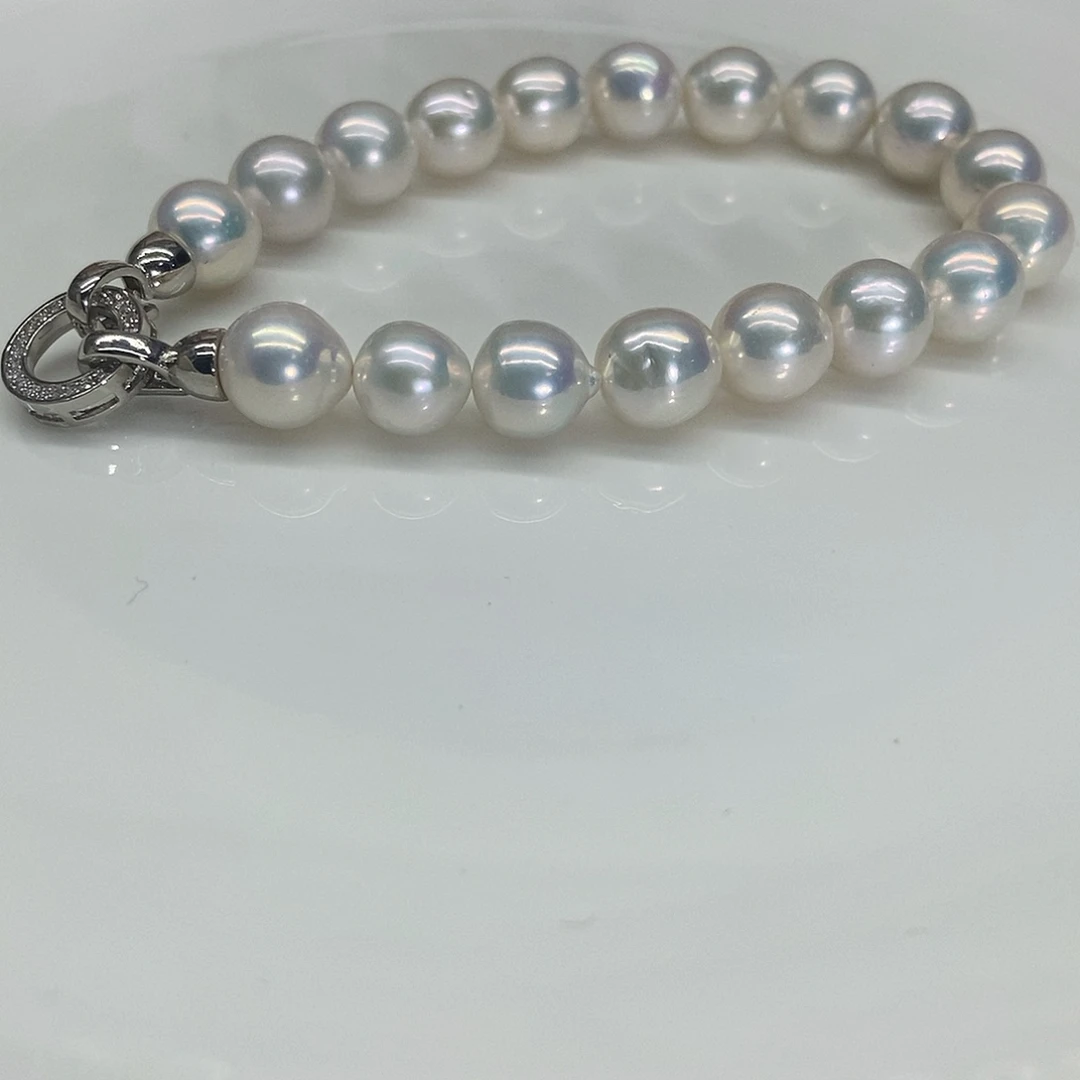 淡水珍珠手串未镶嵌9毫米