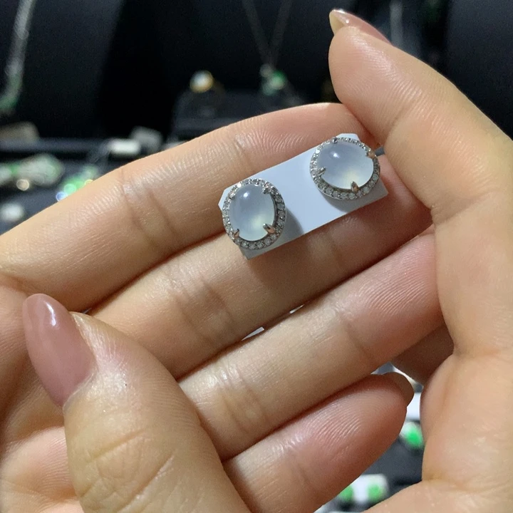 翡翠银S925镶嵌戒指