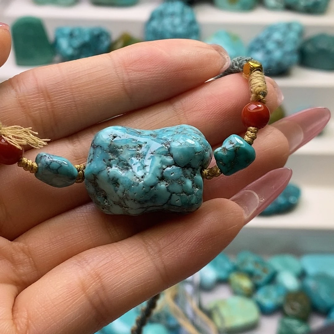 未镶嵌绿松石手链