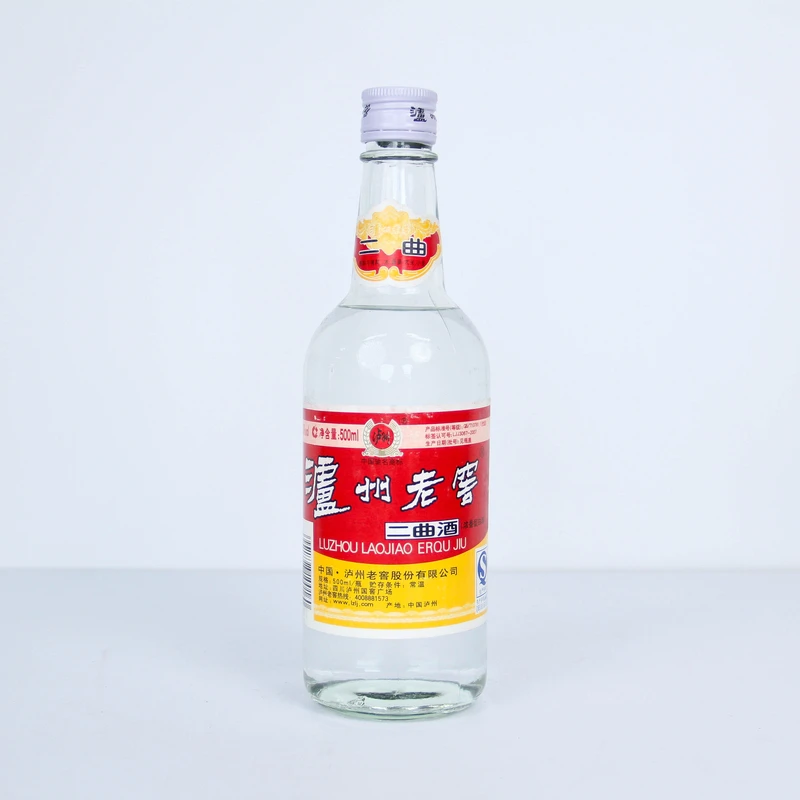 泸州老窖二曲酒2011-2012年裸瓶浓香型白酒 L 52度500ml