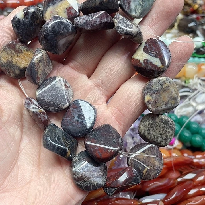 玛瑙/玉髓珠宝半成品未镶嵌一条2.0红一丁