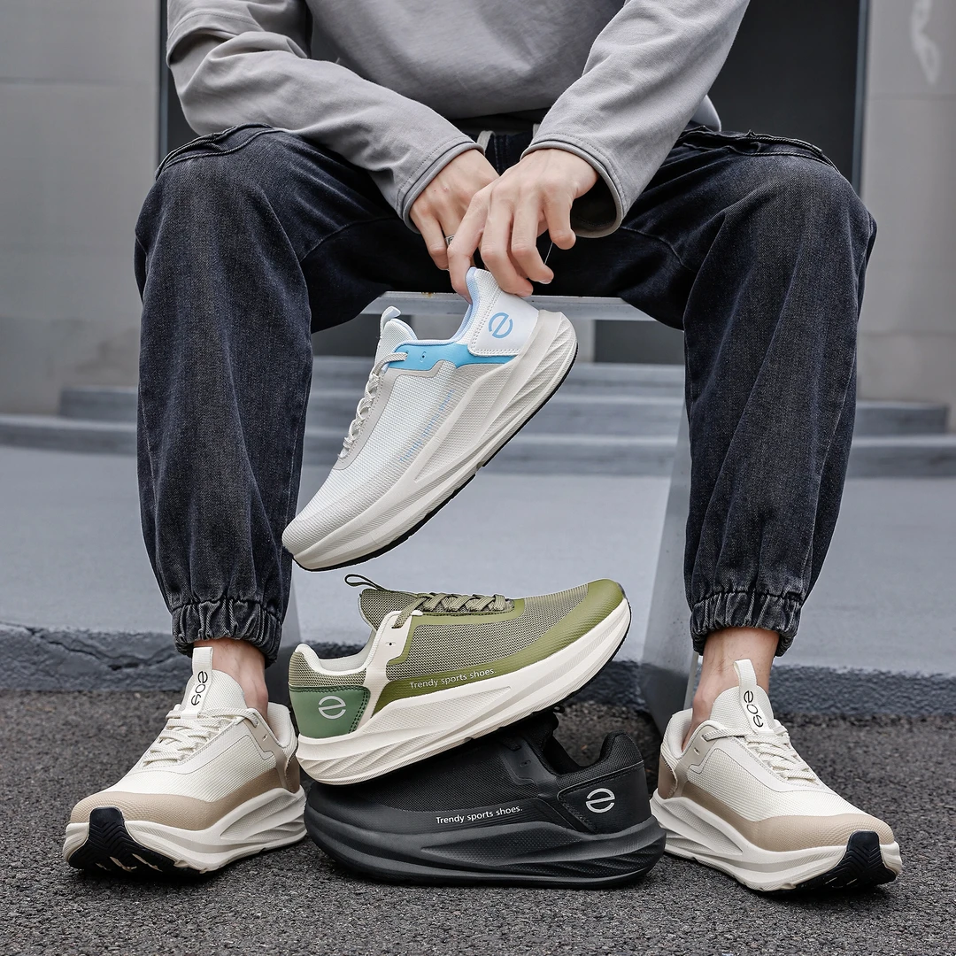 跑耐磨时尚男休闲健步鞋男女通用透气跑鞋跑步鞋潮鞋百搭