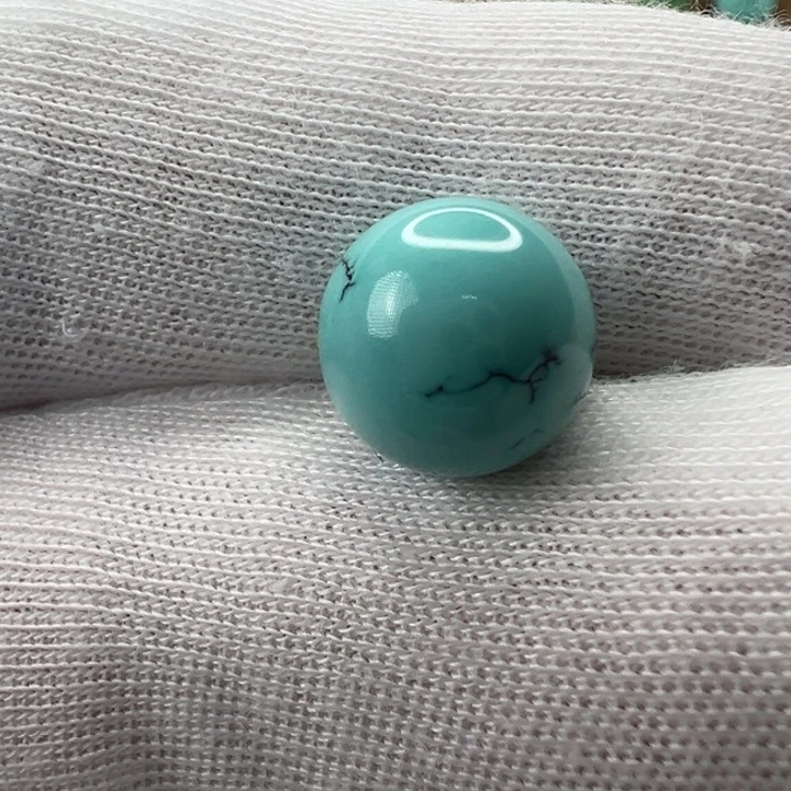 绿松石未镶嵌圆珠10.9