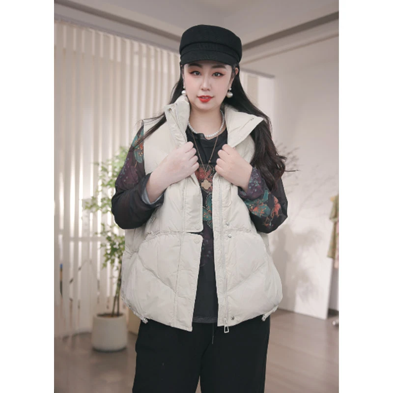 星梦情缘2025大码女装时尚百搭简约宽松马甲