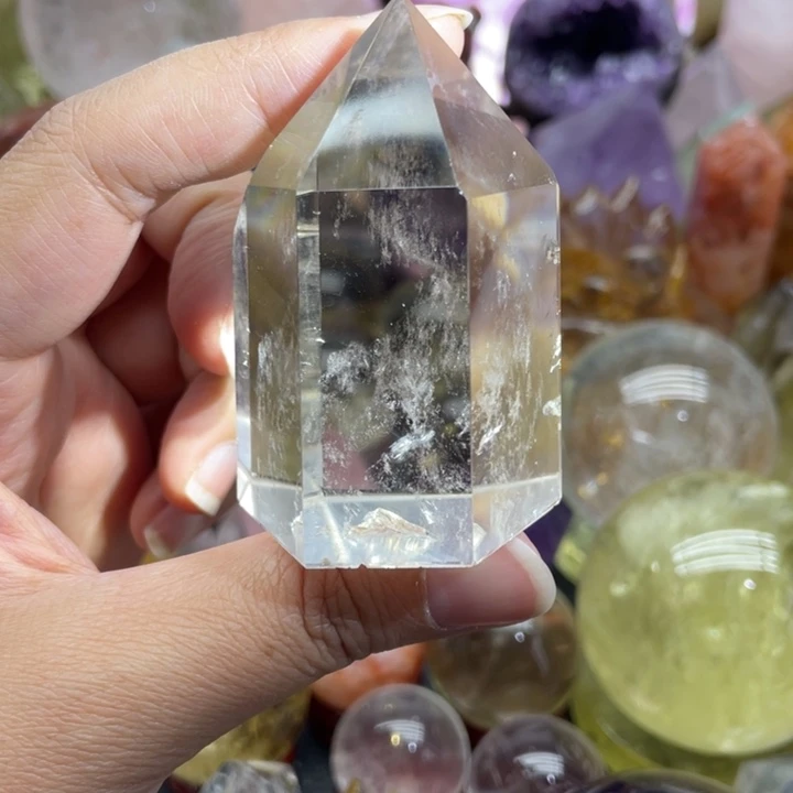 水晶珠宝半成品未镶嵌65茶水晶