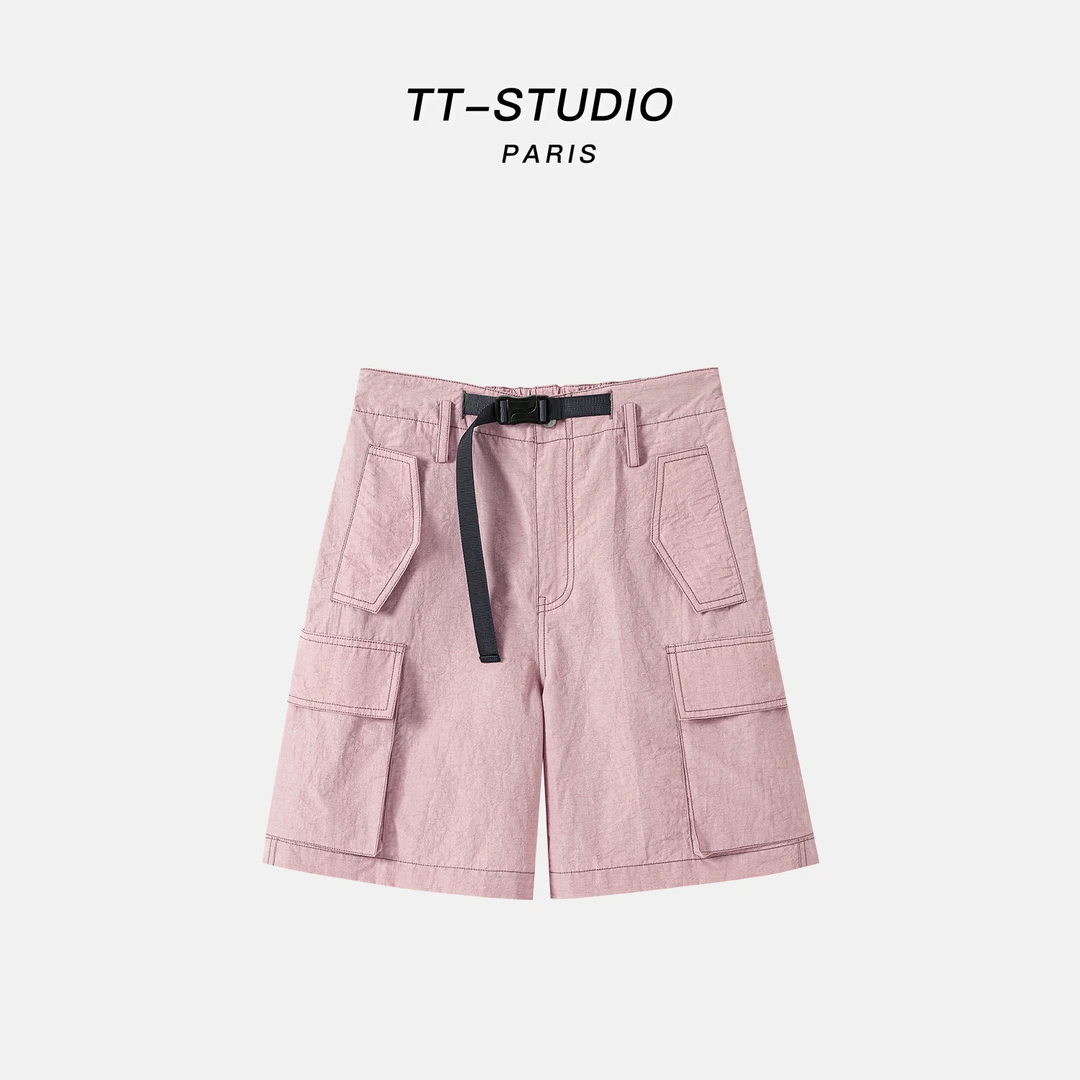 TT【皮皮虾】夏季新款休闲工装四分短裤TT-K771