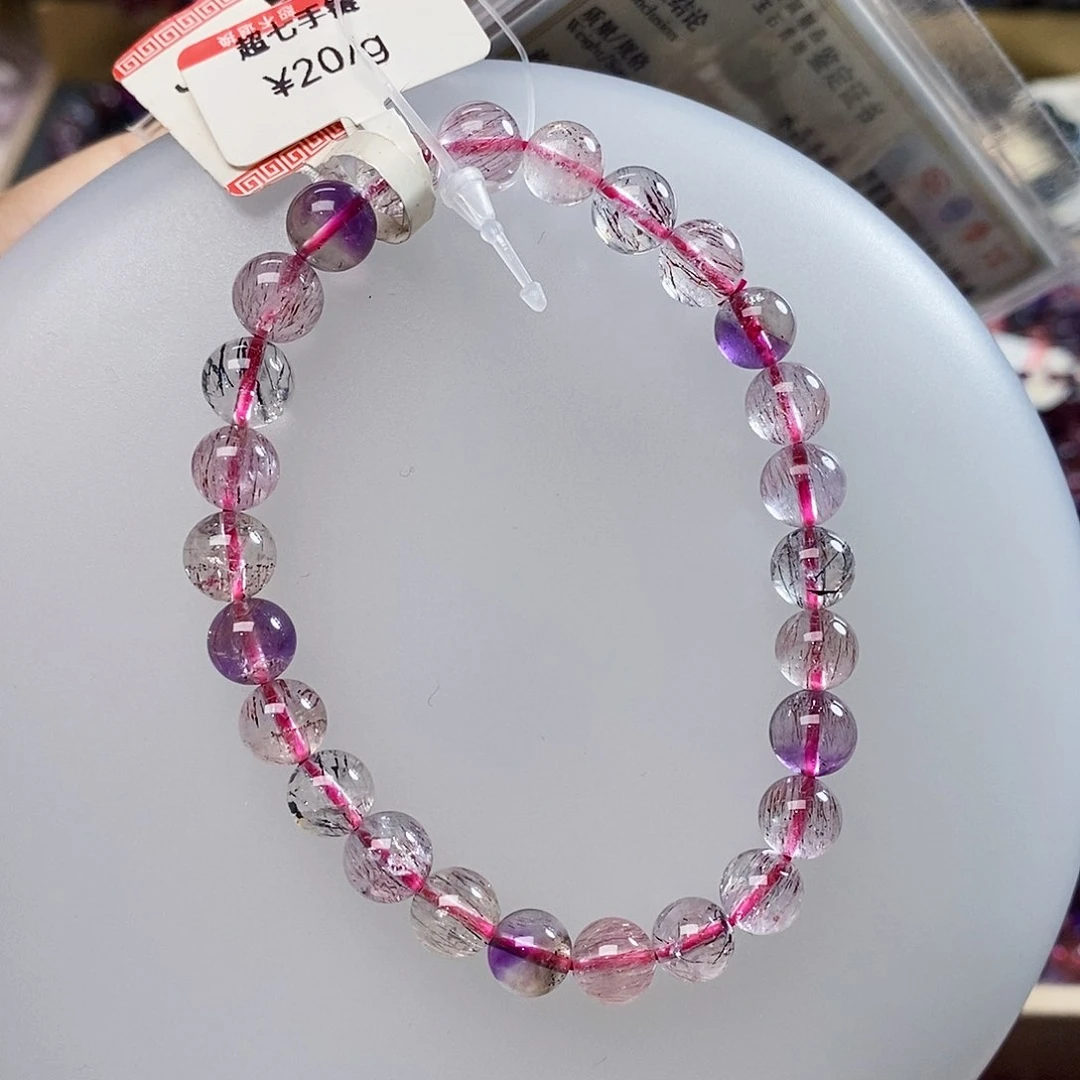 未镶嵌手链水晶7+仙女超七T131