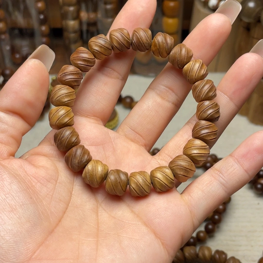 有***清手串/手链檀香木印度老山檀香1.0扭珠
