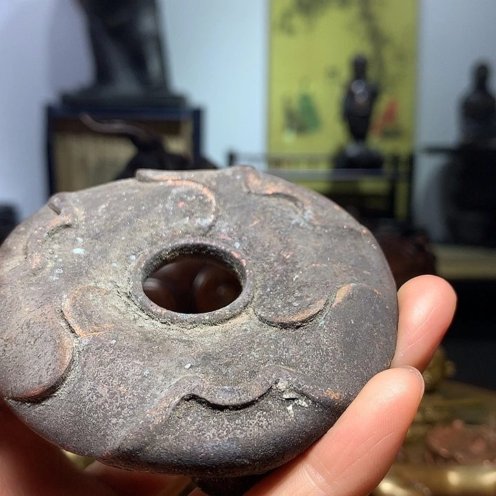 长***者铜茶宠 摆件 茶室空间