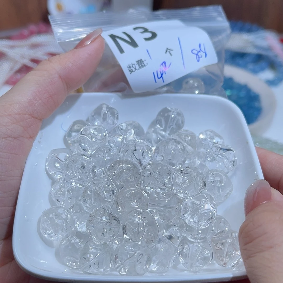 水晶珠宝半成品未镶嵌N3。