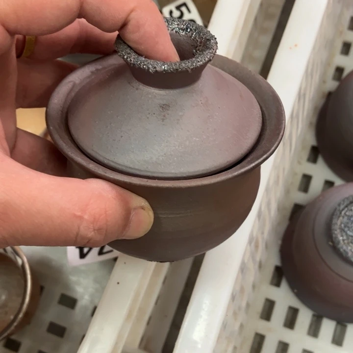 柴烧茶具茶杯大放漏