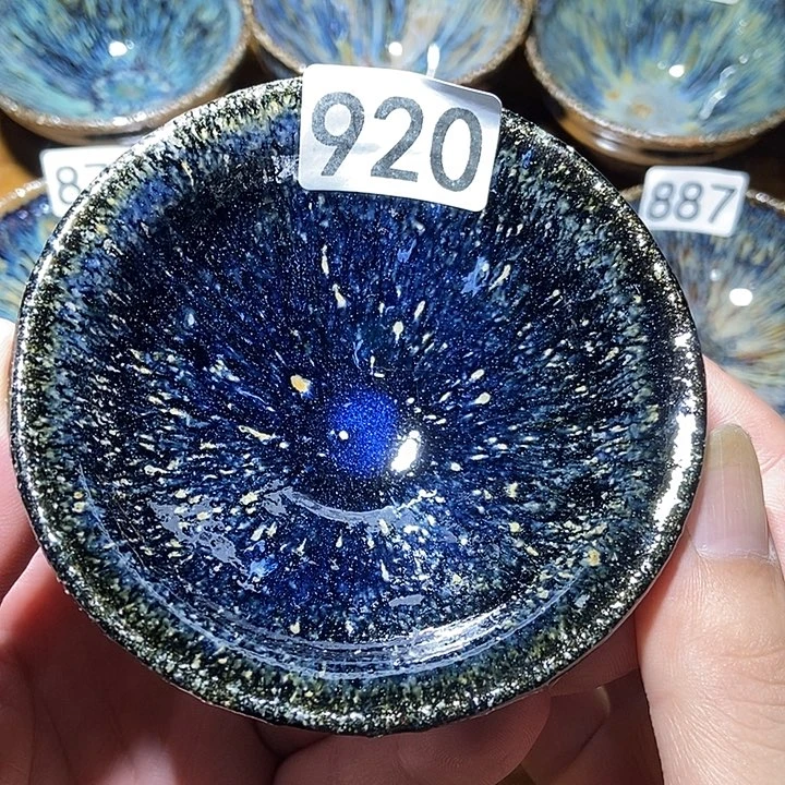 茶盏龙窑柴烧柴烧落灰烧