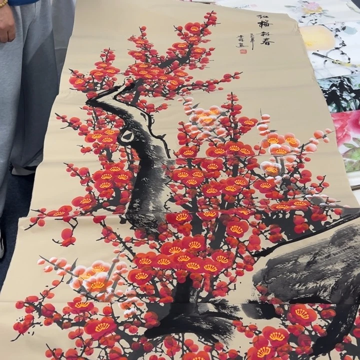 国画纯手绘作品欣赏图