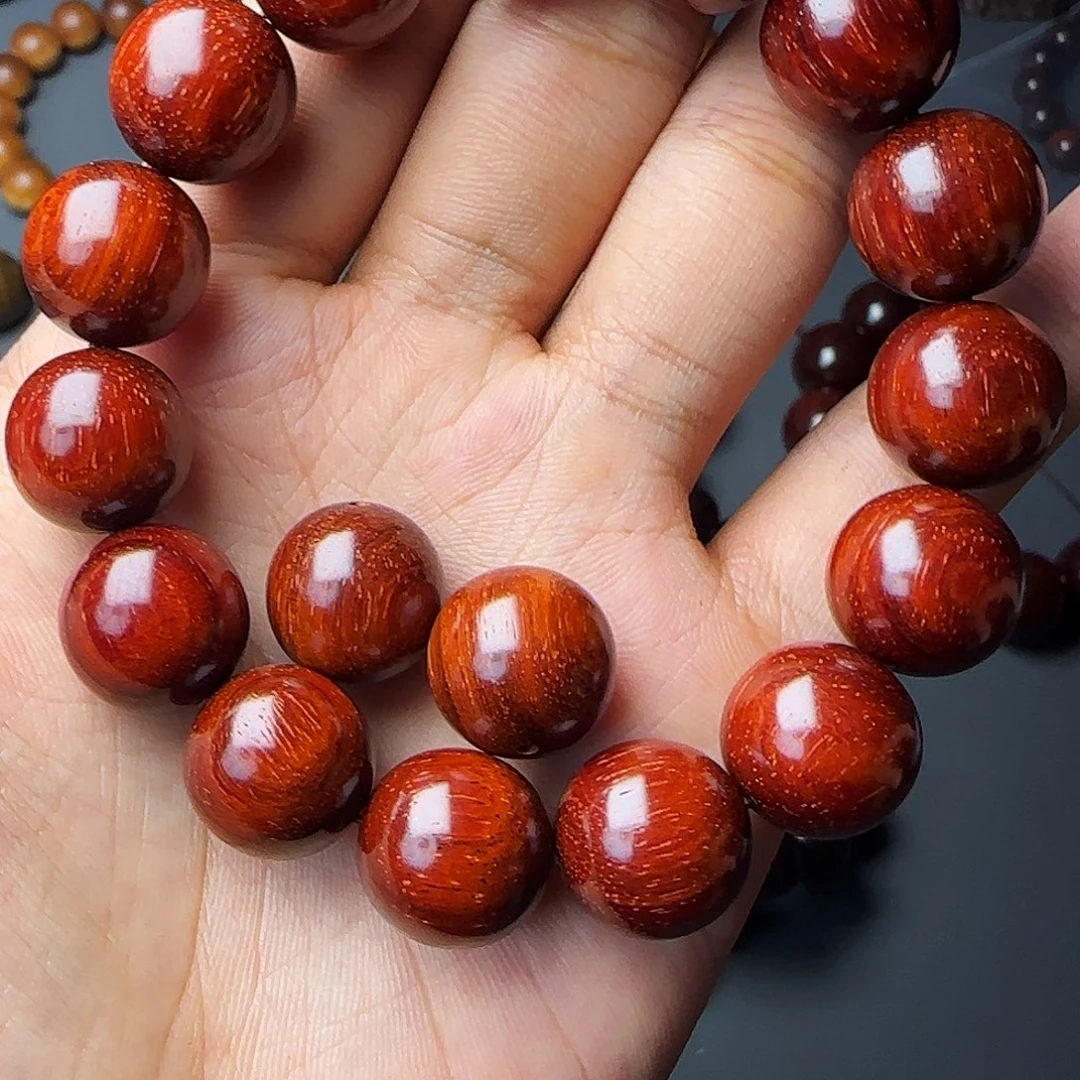 檀香紫檀（小叶紫檀）手串/手链印度小叶紫檀1.5泥料金星（微瑕）