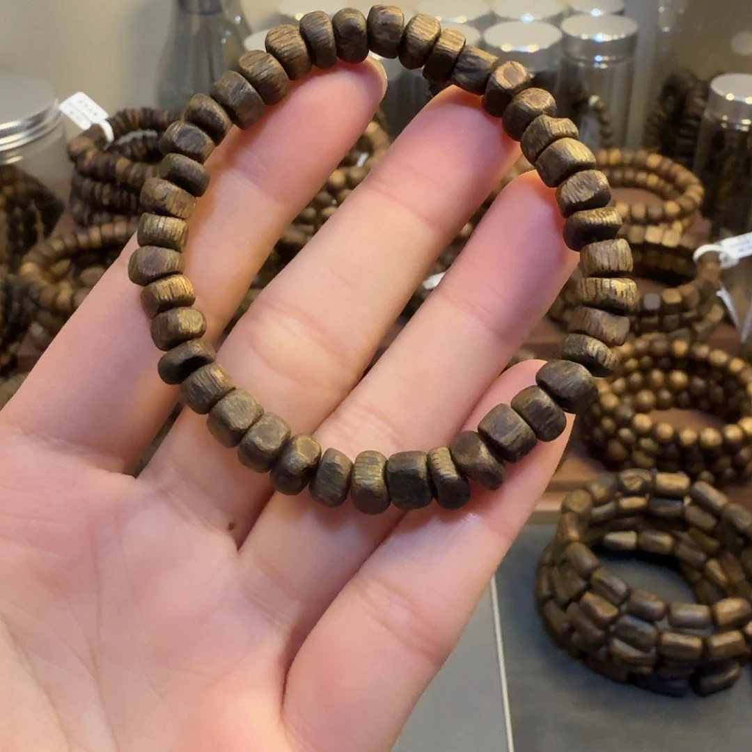 石***梁沉香沉香香囊07碎银子单圈沉水6.2g 多样性发一