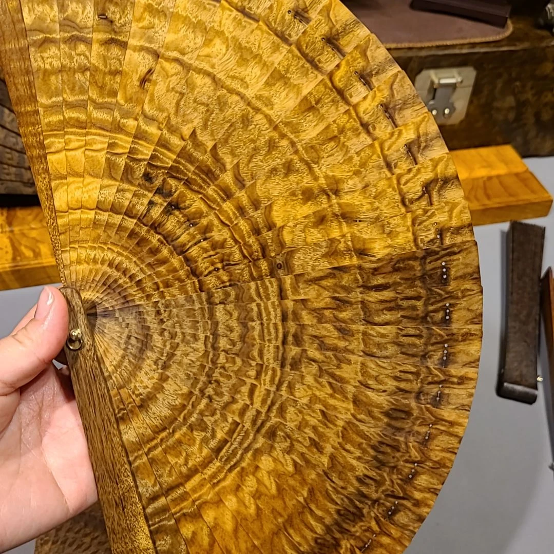 楠木拾*18.5小叶桢楠金丝楠木苏扇