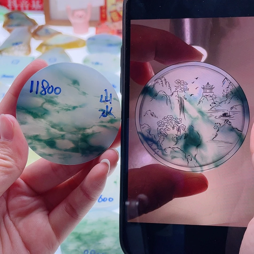 定制翡翠未镶嵌天然翡翠包工