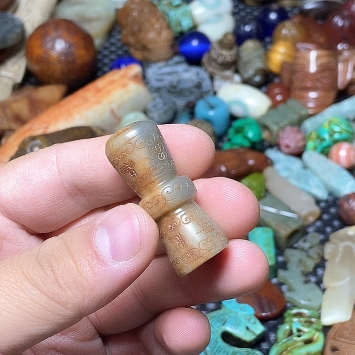 和田玉未镶嵌颈饰157