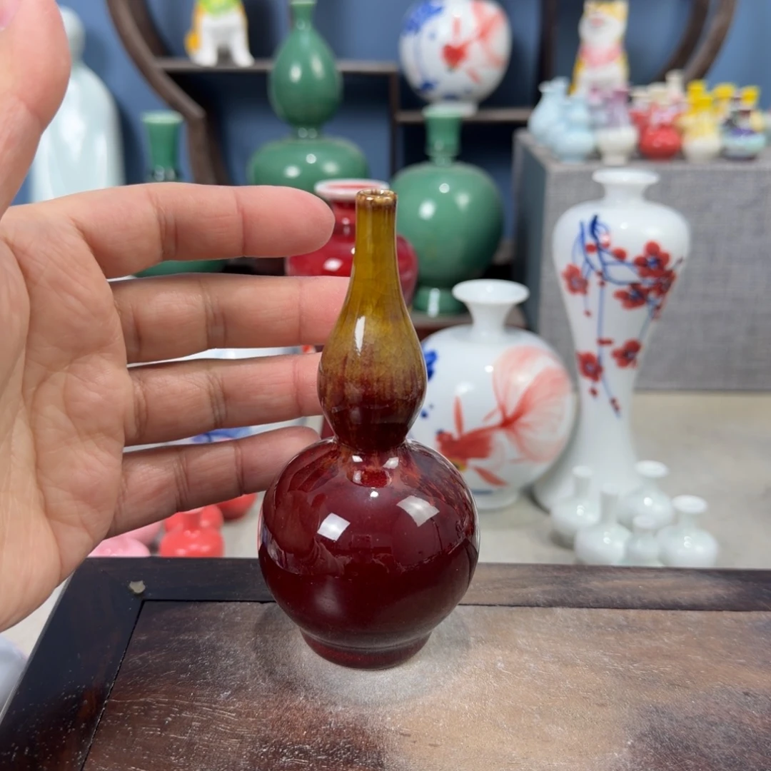 陶瓷手工小花器摆件