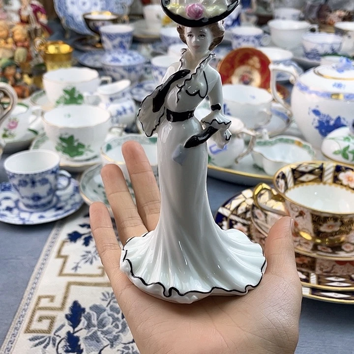 中古欧瓷瓷器小房子