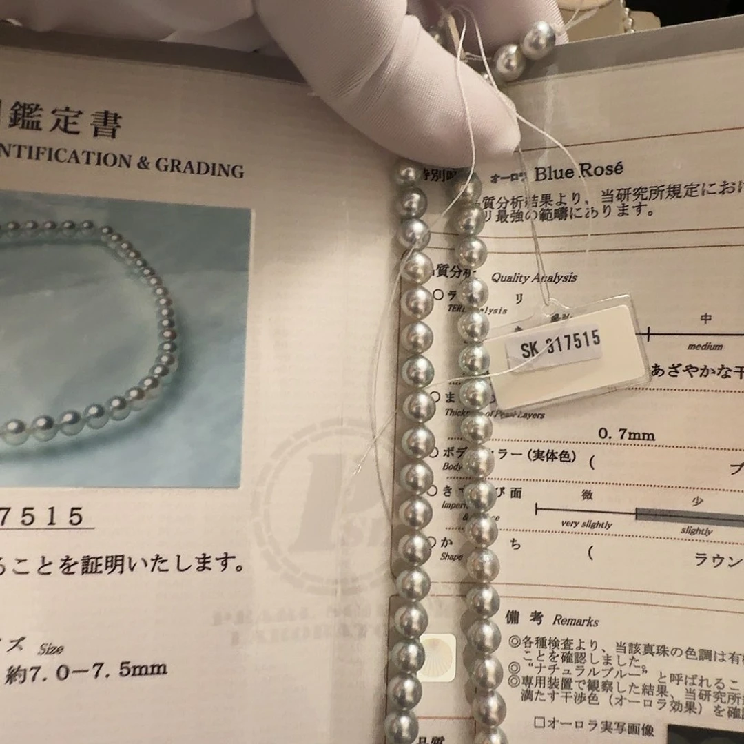 颈饰未镶嵌海水珍珠