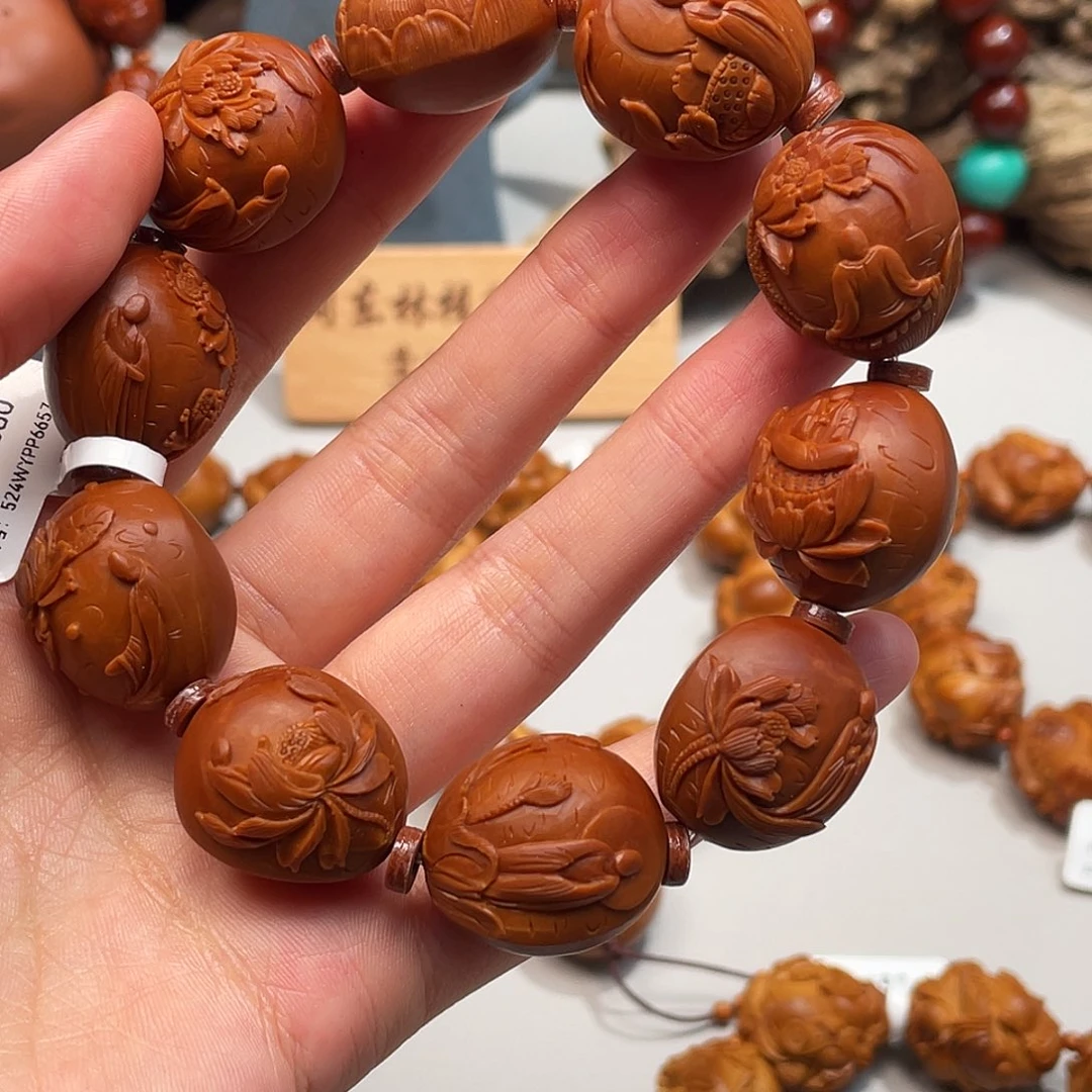 手串/手链橄榄核莲花无相2.1 2.3铁核
